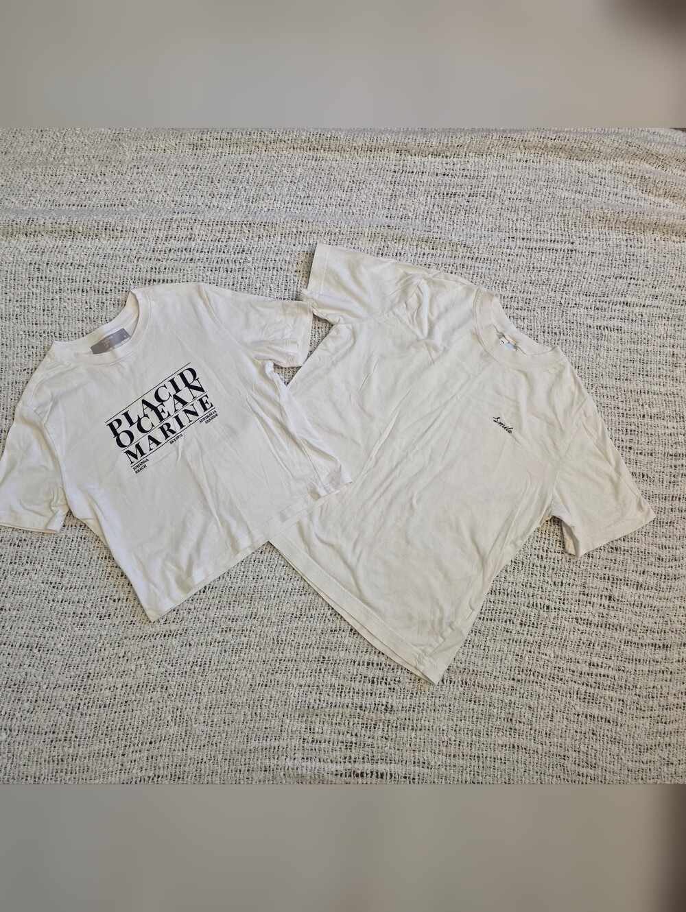 H&M & Korean Street Wear Graphic Tee(2 Set)